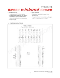 W19B320ATT7H Datasheet Page 5