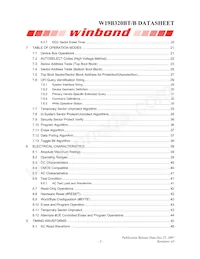 W19B320BTT7H數據表 頁面 2