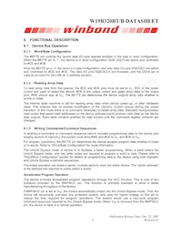 W19B320BTT7H Datasheet Page 9