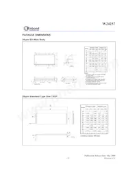 W24257S-70LL T/R Datasheet Page 9