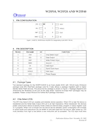 W25P40VSNIG T&R Datasheet Page 5