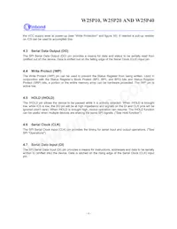 W25P40VSNIG T&R Datasheet Page 6