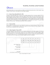 W25P40VSNIG T&R Datasheet Page 10