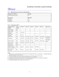 W25P40VSNIG T&R Datasheet Page 12