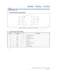 W25P80VSSIG T&R Datasheet Pagina 5