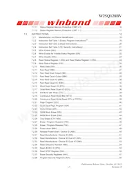 W25Q128BVFJP Datasheet Page 3