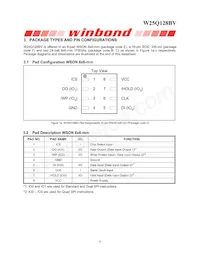 W25Q128BVFJP Datasheet Page 6