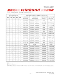 W25Q128BVFJP Datasheet Page 17