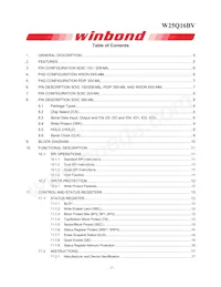 W25Q16BVSSIG TR Datasheet Page 2