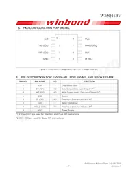 W25Q16BVSSIG TR Datasheet Page 7