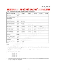 W25Q16CVZPJP Datasheet Page 20