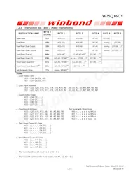 W25Q16CVZPJP Datasheet Page 21