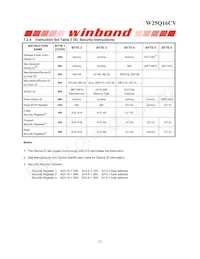 W25Q16CVZPJP Datasheet Page 22