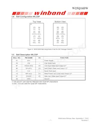 W25Q16DWBYIG TR Datasheet Page 7