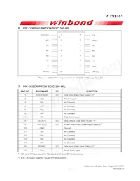 W25Q16VSFIG Datasheet Page 7