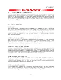 W25Q16VSFIG Datasheet Page 12