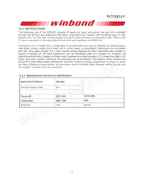 W25Q16VSFIG Datasheet Page 16