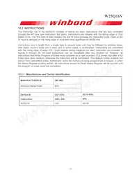 W25Q16VSFIG Datasheet Pagina 16