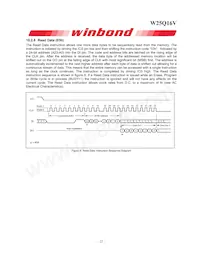 W25Q16VSFIG Datasheet Pagina 22