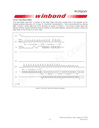 W25Q16VSFIG Datasheet Pagina 23