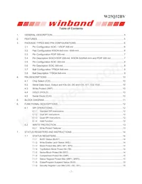 W25Q32BVZPIG Datasheet Page 2