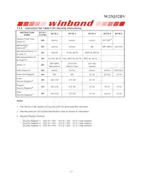 W25Q32BVZPIG Datasheet Page 22