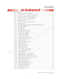 W25Q32DWSSIG TR數據表 頁面 3