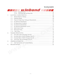 W25Q32DWSSIG TR Datasheet Page 4