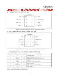 W25Q32DWSSIG TR Datasheet Page 6
