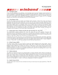 W25Q32DWSSIG TR Datasheet Page 8