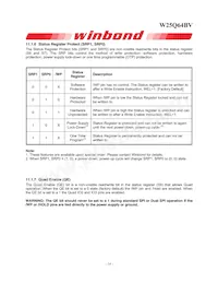 W25Q64BVSSIG Datasheet Page 14