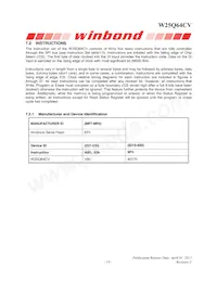 W25Q64CVZEIG Datasheet Pagina 19