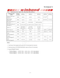 W25Q64CVZEIG Datasheet Pagina 22