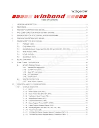 W25Q64DWZPIG Datasheet Page 2