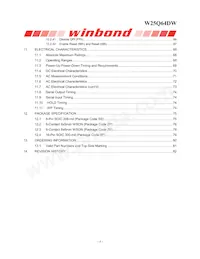 W25Q64DWZPIG Datasheet Page 4