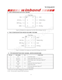 W25Q64DWZPIG Datasheet Page 6