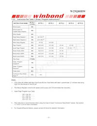 W25Q80BWBYIG TR Datasheet Page 18