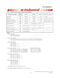 W25Q80BWBYIG TR Datasheet Page 19