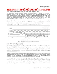 W25Q80BWBYIG TR Datasheet Page 23