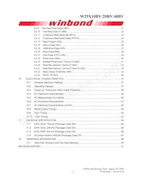 W25X20BVZPIG Datasheet Page 3