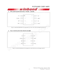 W25X20BVZPIG Datasheet Pagina 5