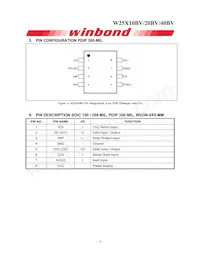 W25X20BVZPIG Datasheet Page 6