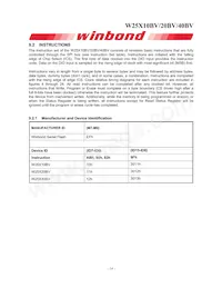 W25X20BVZPIG Datasheet Page 14