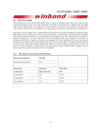 W25X20BVZPIG Datasheet Pagina 14