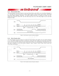 W25X20BVZPIG Datasheet Pagina 16