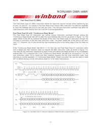 W25X20BVZPIG Datasheet Pagina 22