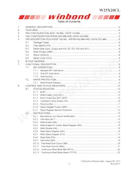 W25X20CLZPIG TR Datasheet Page 2