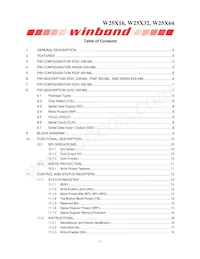 W25X32VZEIG T&R數據表 頁面 2
