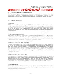 W25X32VZEIG T&R Datasheet Page 12