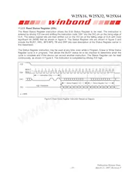 W25X32VZEIG T&R Datasheet Page 19